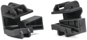 Heavy duty mount, polyamide, black, (L x W x H) 46.2 x 28.6 x 36.7 mm
