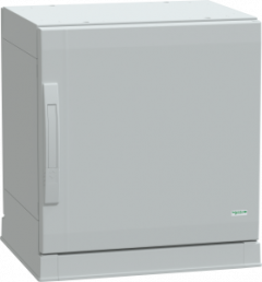 Control cabinet, (H x W x D) 500 x 500 x 420 mm, IP54, polyester, light gray, NSYPLAZ554G