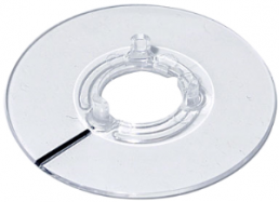 Scale disc, with dash for rotary knobs size 13.5, A4413010