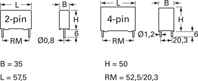 B32778G1256K000 TDK (EPCOS) Film Capacitors Image 2