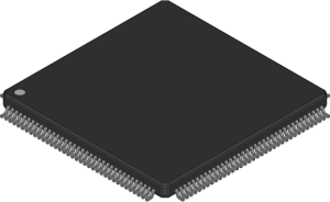 ARM Cortex M4 microcontroller, 32 bit, 120 MHz, LQFP-144, XMC4500F144F1024ACXQMA1