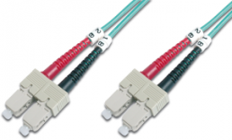 FO patch cable, SC to SC, 5 m, OM3, multimode 50/125 µm