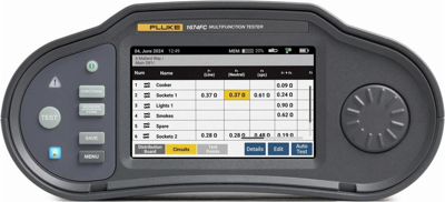 1674FC SCH/FEV300 Fluke VDE testers, Installation testers, Insulation testers Image 2