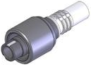 Circular connector, 7 pole, solder cup, push pull, straight, 2174200-1
