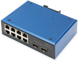 Ethernet switch, managed, 10 ports, 1 Gbit/s, 12-48 VDC, DN-651146