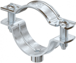 Spacer clamp, max. bundle Ø 36 mm, steel, hot dip galvanized, (L x W) 65 x 18 mm