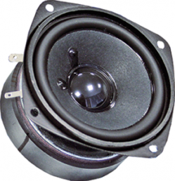 Broadband speaker, 8 Ω, 88 dB, 100 Hz to 20 kHz, black