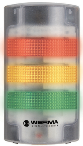 LED signal tower with buzzer, 80 dB, 2500 Hz, green/red/yellow, 115-230 VAC, 691 200 68