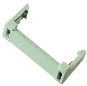 Strain relief clamp for D-Sub, 2 (DA), 15 pole, 09662080001
