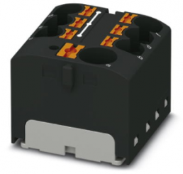 Distribution block, push-in connection, 0.2-6.0 mm², 32 A, 6 kV, black, 3274002