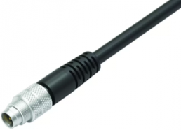Sensor actuator cable, M9-cable plug, straight to open end, 5 pole, 2 m, PUR, black, 3 A, 79 1413 12 05