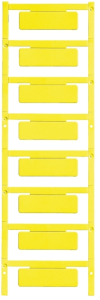 Polyamide Device marker, (L x W) 49 x 15 mm, yellow, 40 pcs