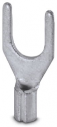 Uninsulated forked cable lug, 0.5-1.5 mm², AWG 20 to 16, M5, metal