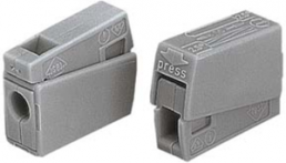 Connection terminal, 12 pole, 1.0-2.5 mm², clamping points: 2, gray, cage clamp, 24 A