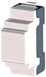Polycarbonate DIN rail enclosure, (L x W x H) 107 x 58 x 90 mm, light gray, IP30, 449-360-40