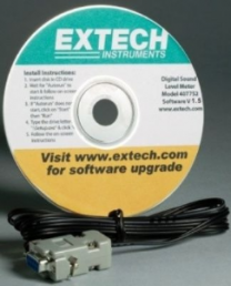 EXTECH 407752 SOFTWARE & CABLE FOR HT30