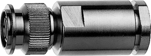 TNC plug 50 Ω, RG-213/U, RG-214/U, solder/clamp, straight, 100023735