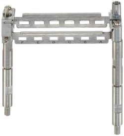 Holding frame, size 16B, zinc die-cast/stainless steel, 09400169933