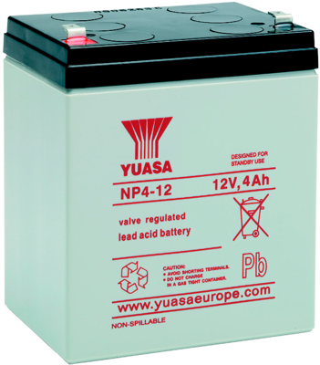 NP4-12 Yuasa Lead-Acid Batteries, Lithium-Ion Batteries Image 1