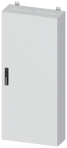 ALPHA 400, wall-mounted cabinet, IP55, protectionclass 1, H: 1250 mm, W: 550...