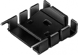 Clip-on heatsink, 29.4 x 25 x 8.3 mm, 18 K/W, solderable surface