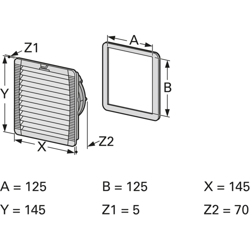 PF 22.000 Pfannenberg Panel-Mount Fans Image 5