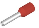 Insulated Wire end ferrule, 1.0 mm², 14 mm/8 mm long, red, 9019080000