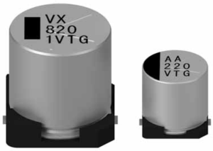 Electrolytic capacitor, 1500 µF, 35 V (DC), ±20 %, SMD, Ø 16 mm