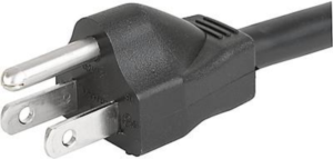 Device connection line, North America, plug type B, straight on C13 jack, straight, SJT 3 x AWG 18, black, 3 m