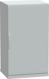 Control cabinet, (H x W x D) 1250 x 750 x 620 mm, IP54, polyester, light gray, NSYPLAZ1276G