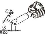 0142CDLF65/SB Ersa Soldering tips, desoldering tips and hot air nozzles Image 2