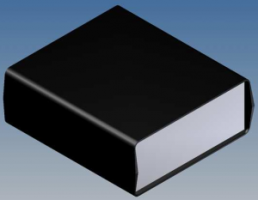 ABS enclosure, (L x W x H) 198 x 178 x 72 mm, black (RAL 9004), IP54, 936.9
