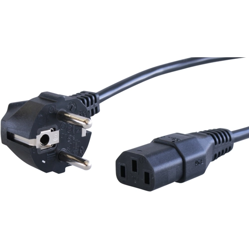 VII-H05VVF3G075-C13/0,50M SW9005 FELLER Power Cords Image 1