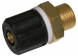 50.046, tube coupling, brass, for 6 x 1 tubing
