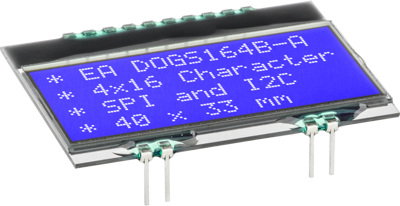 EA DOGS164B-A DISPLAY VISIONS LED-Modules