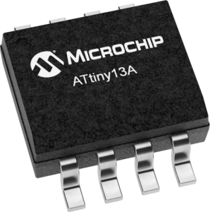 AVR microcontroller, 8 bit, 20 MHz, SOIC-8, ATTINY13A-SSU
