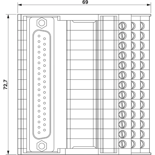 2315146 Phoenix Contact Transfer Modules for Mounting Rail Image 2