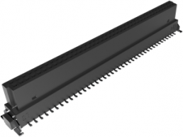 Socket header, 80 pole, pitch 1.27 mm, straight, black, 404-53080-51