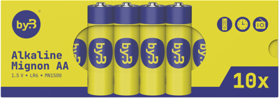 BYB-6-30A2002 by.B Round Cells, 9V Blocks Image 4
