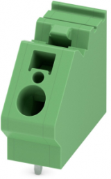 PCB terminal, 1 pole, pitch 10 mm, AWG 24-10, 32 A, spring-clamp connection, green, 1907539