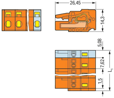 231-705/026-000 WAGO PCB Connection Systems Image 2