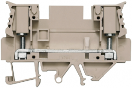 Isolating and measuring isolating terminal block, screw connection, 6.0 mm², 41 A, 8 kV, dark beige, 1887220000