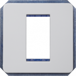 DELTA profil module carrier single, incl. intermediate frame, silver