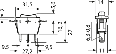 1838.3402 Marquardt Rocker Switches Image 2