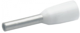 Insulated Wire end ferrule, 0.5 mm², 14 mm/8 mm long, DIN 46228/4, white, 4698
