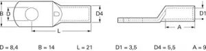 3411A Vogt Cable Lugs