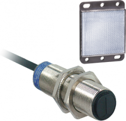 Reflecting light barrier, 4 m, PNP, 12-24 VDC, cable connection, IP67, XU1N18PP341