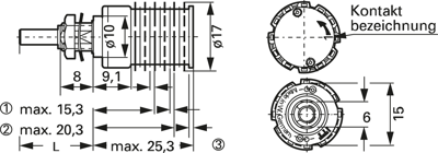 48435 02360 EBE Rotary Switches and Selector Switches Image 2
