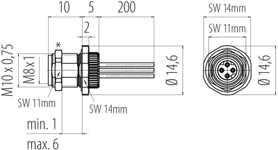 76 6620 1011 00404–0200 binder Sensor-Actuator Cables Image 2