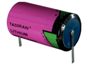 Lithium-Battery, 3.6 V, LR20, D, round cell, soldering lug